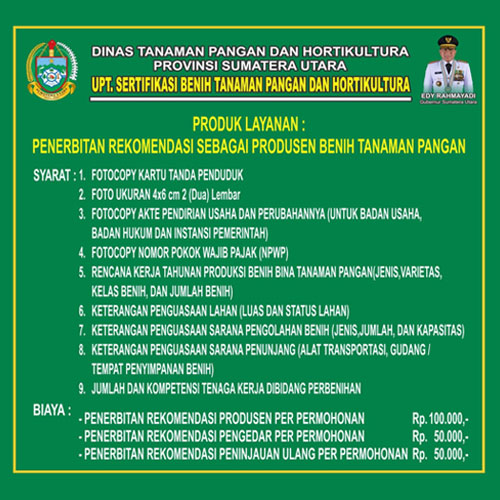 Uptd Sertifikasi Benih Tph Jasa Sertifikasi Benih Tanaman Pangan Dan